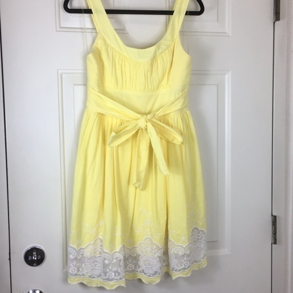 Three Pink Hearts, Lemon Yellow, Dress, S 11.